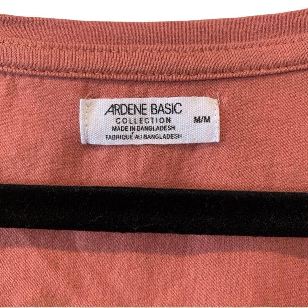 Ardene Basic Copper Red V-Neck T-Shirt Size Medium - Picture 5 of 5